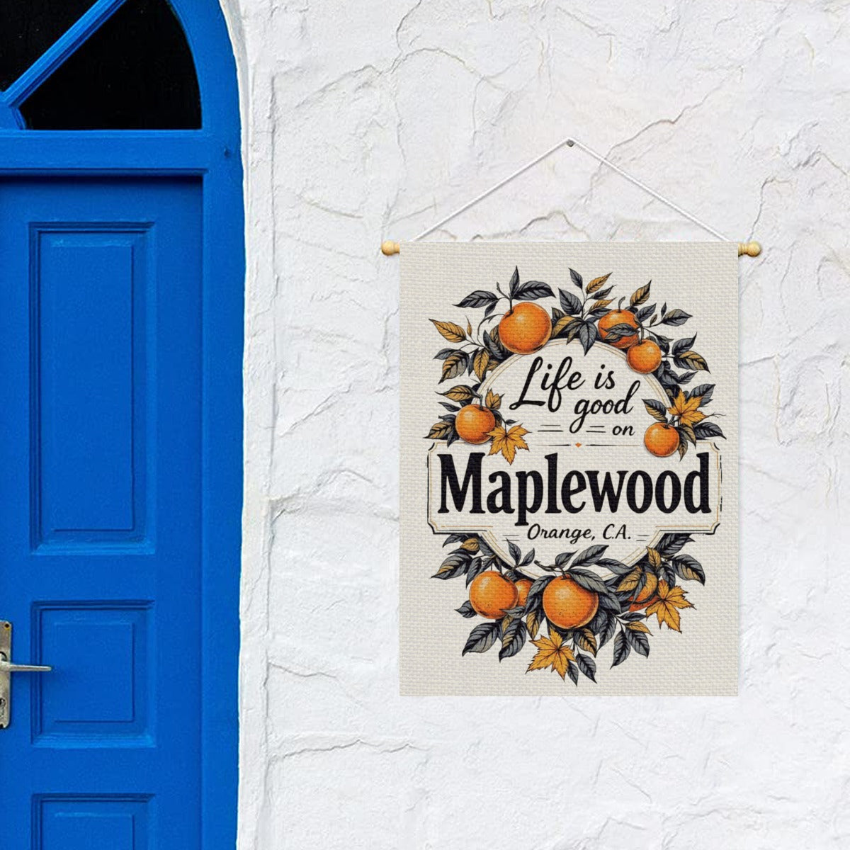 Life is good on Maplewood Garden Flag