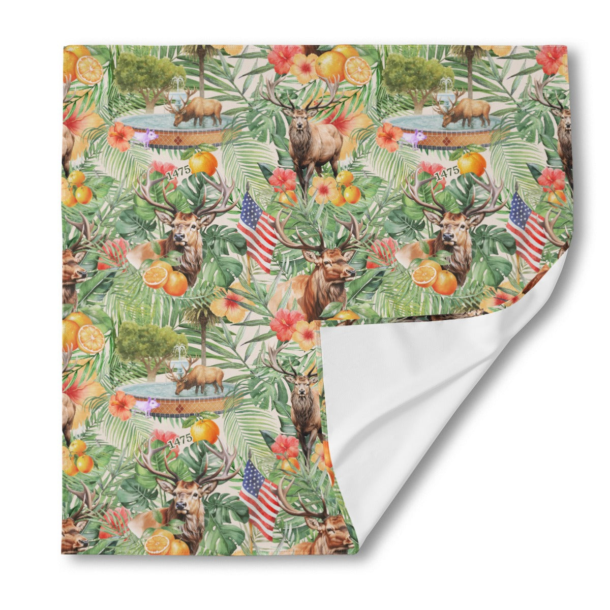 Elks Lodge 1475 Tribute Silk Scarf