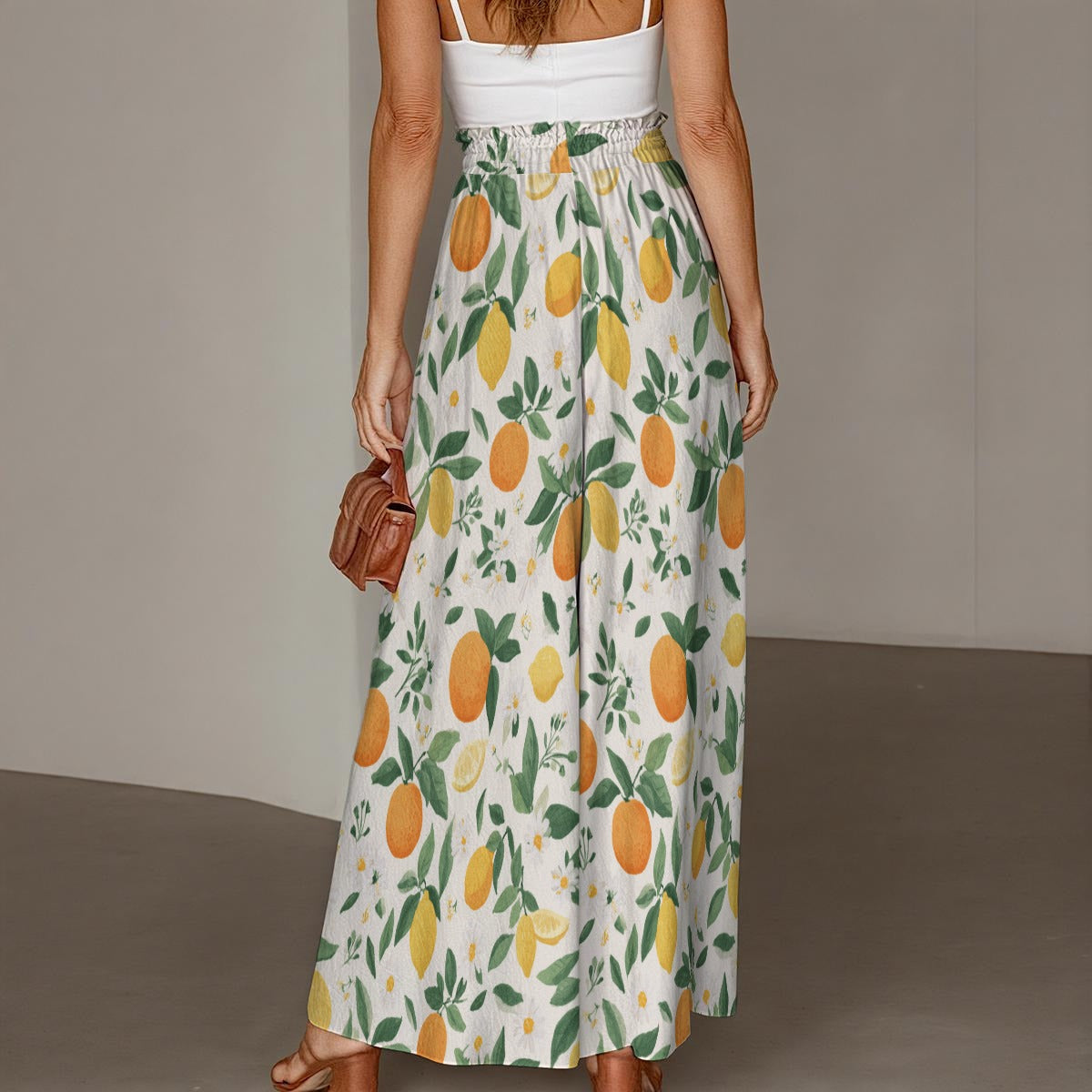 Plaza Stroll Wide-Leg Pants