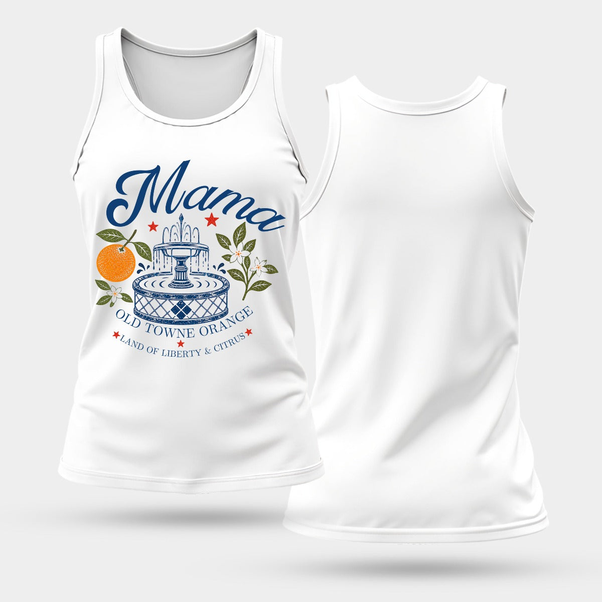 Mama of Liberty & Citrus Tank