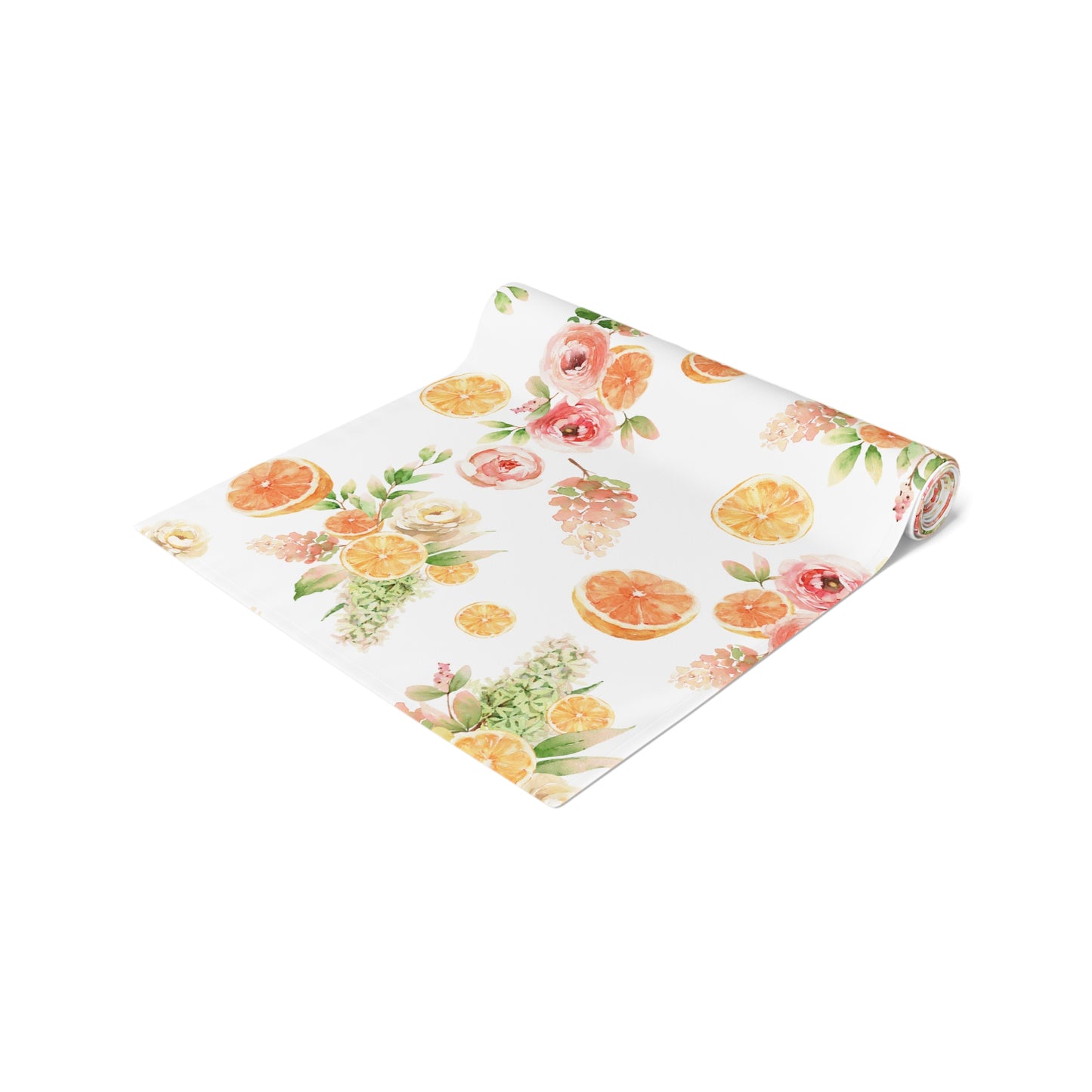Spring Oranges Table Runner (Cotton, Poly)