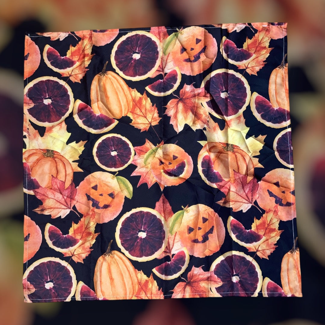 Blood Orange Silk Bandana