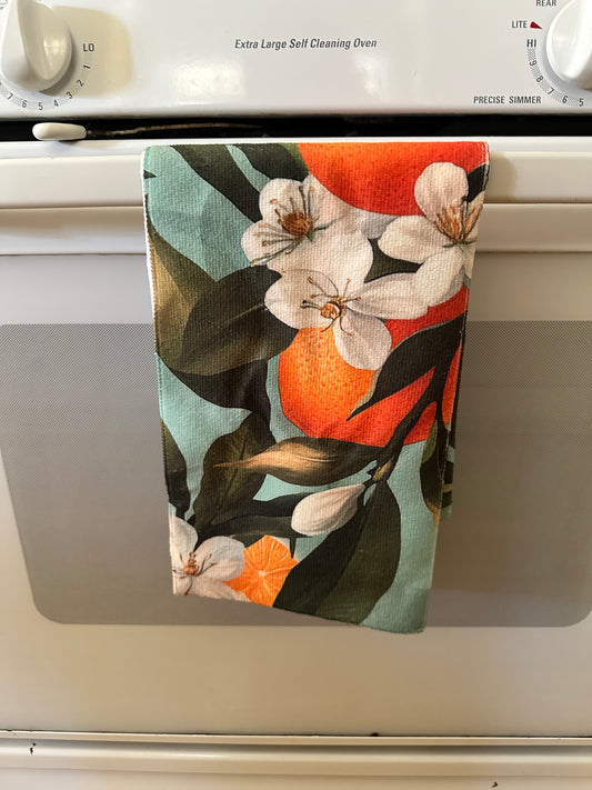 Sweet Orange Orchard Towel or Set