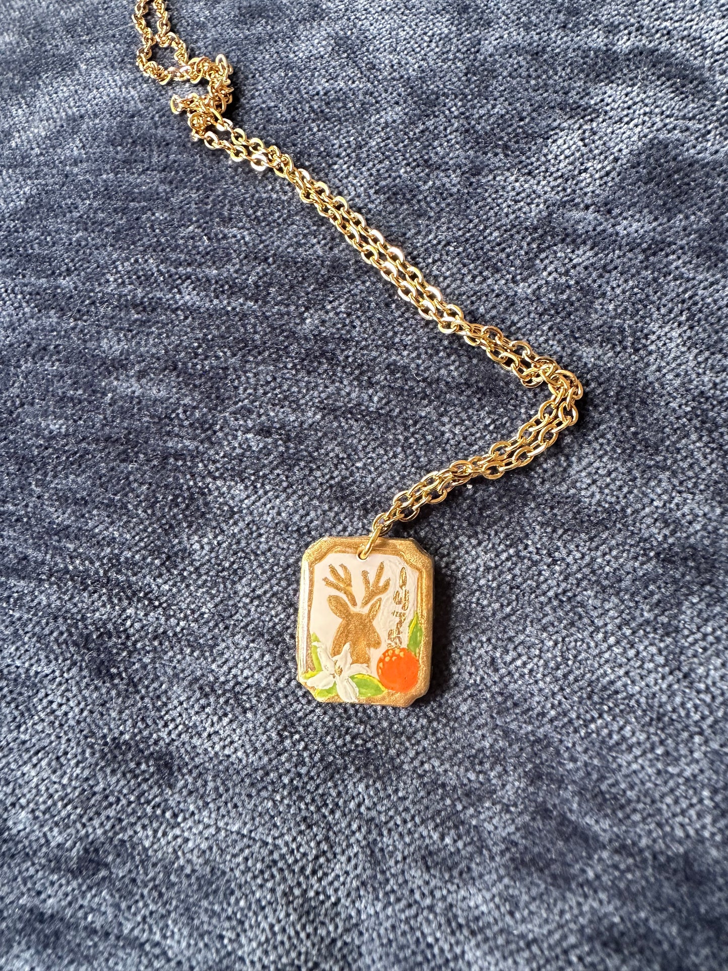 Elks Lodge 1475 Charm Necklace
