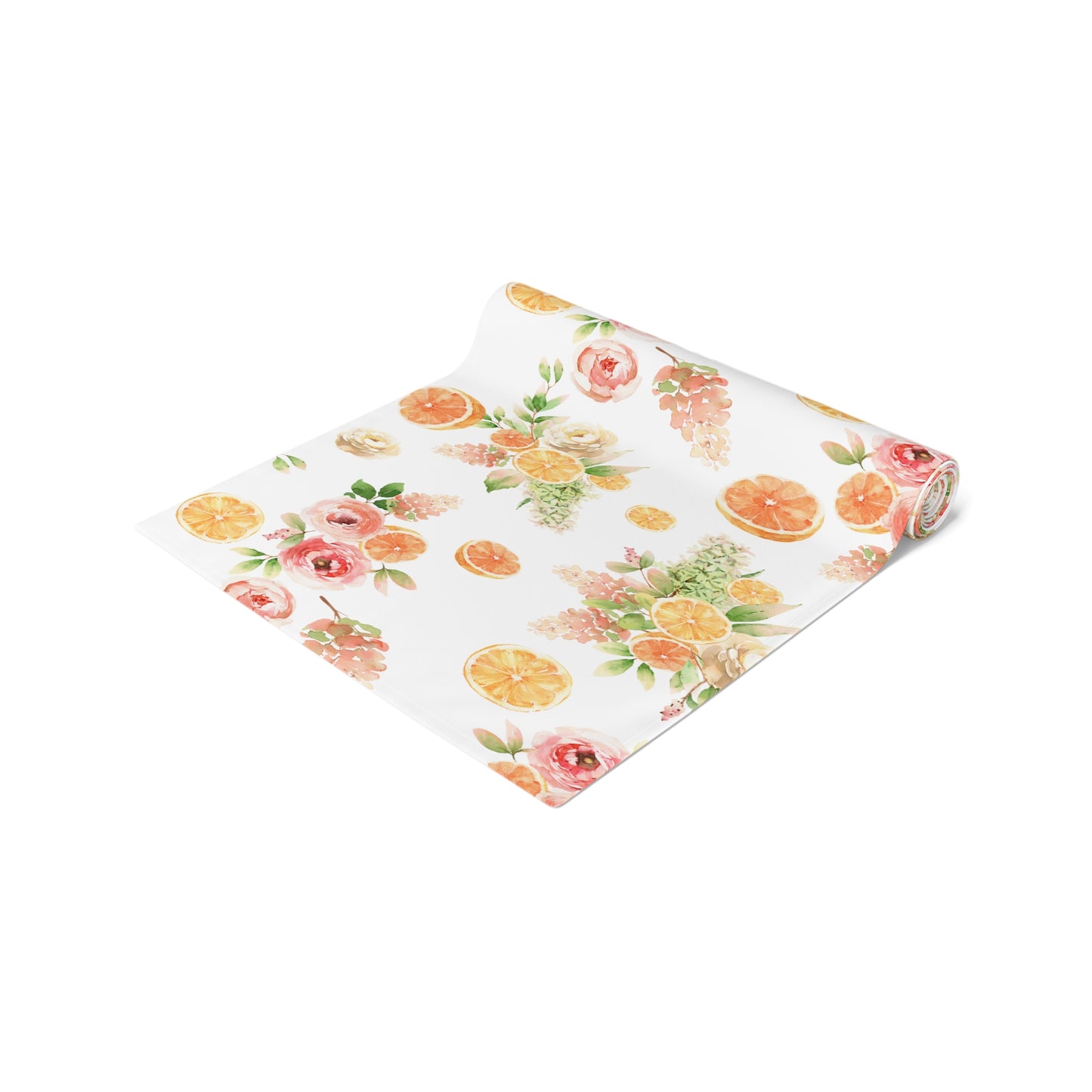 Spring Oranges Table Runner (Cotton, Poly)