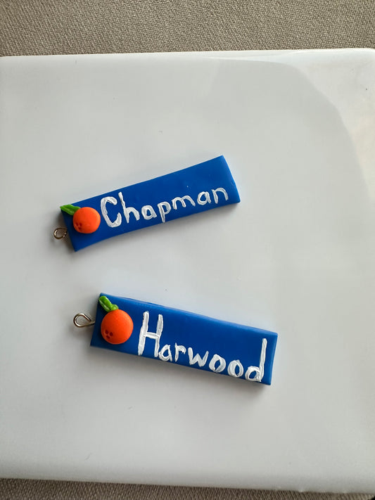 Orange Street Sign – Custom Charm