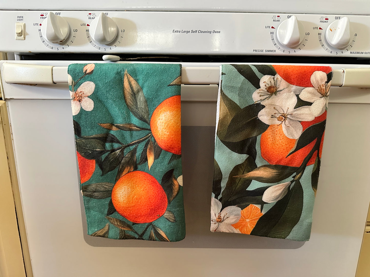 Sweet Orange Orchard Towel or Set