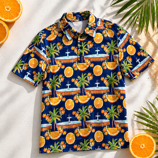 The Ultimate Orange Statement Polo 🍊