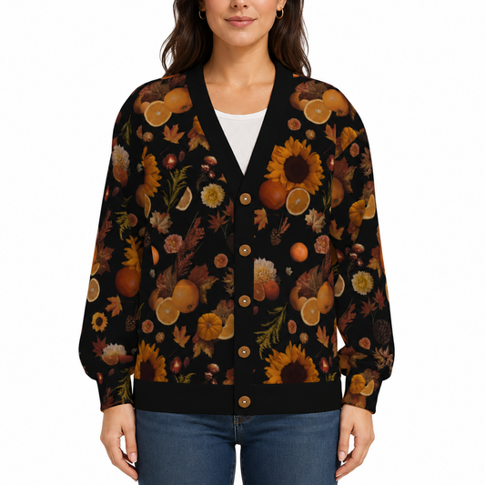 Orange Harvest Cardigan