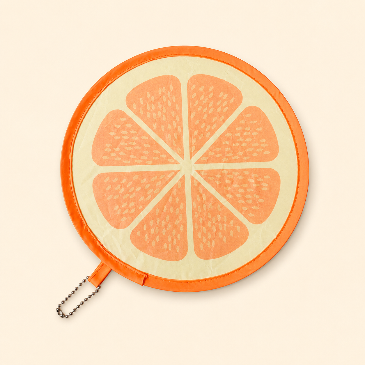 Collapsible Orange Handheld Fan