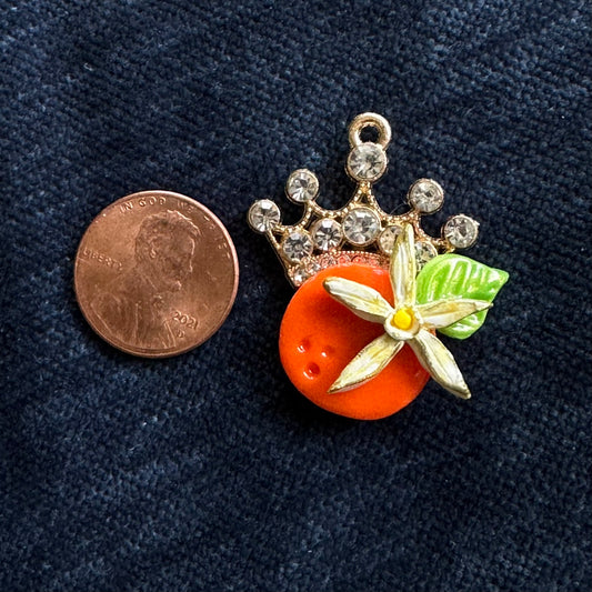 Miss Orange Crown Charm 👑🍊