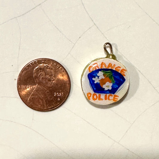 Orange Police Tribute Charm 🚓🍊