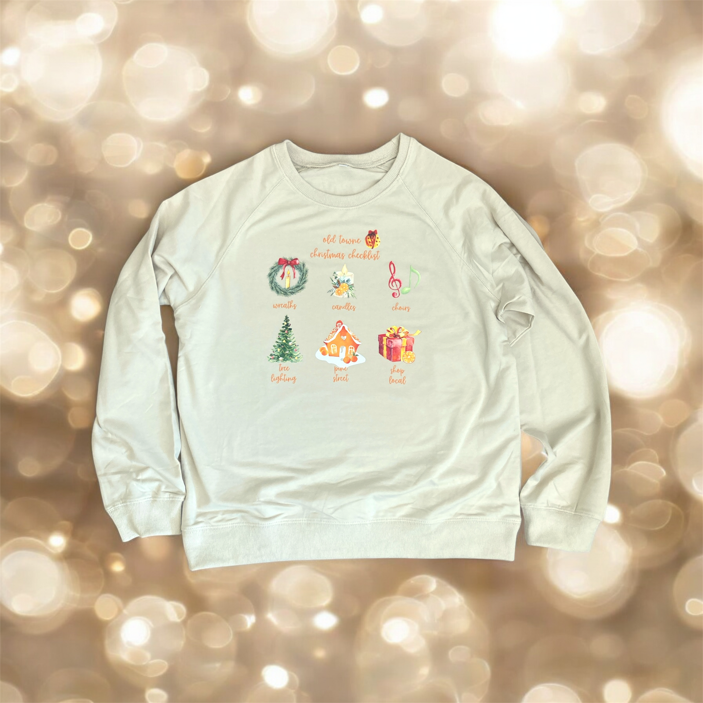 Old Towne Christmas Checklist Sweatshirt