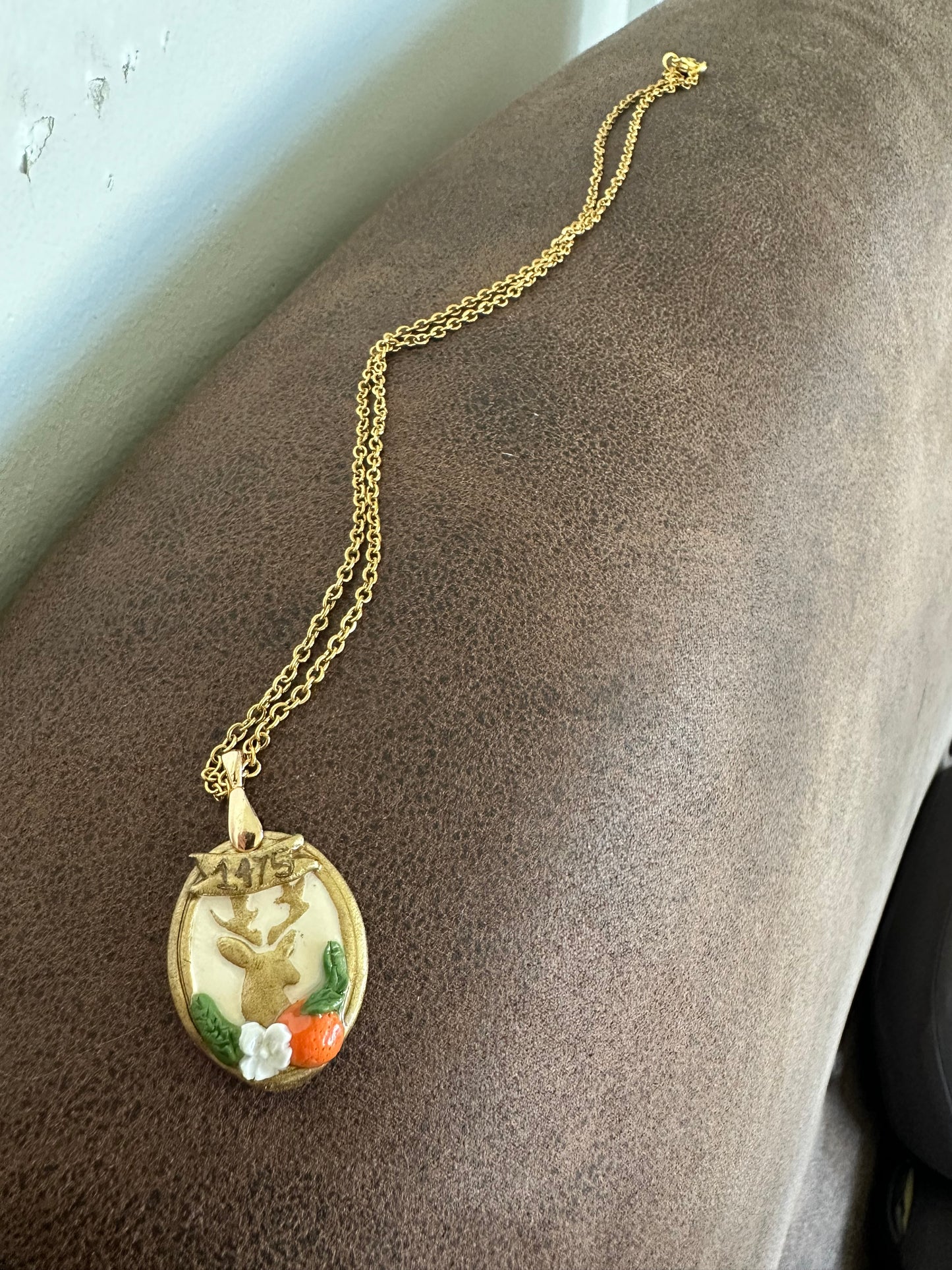 Elks Lodge Pendant and Necklace