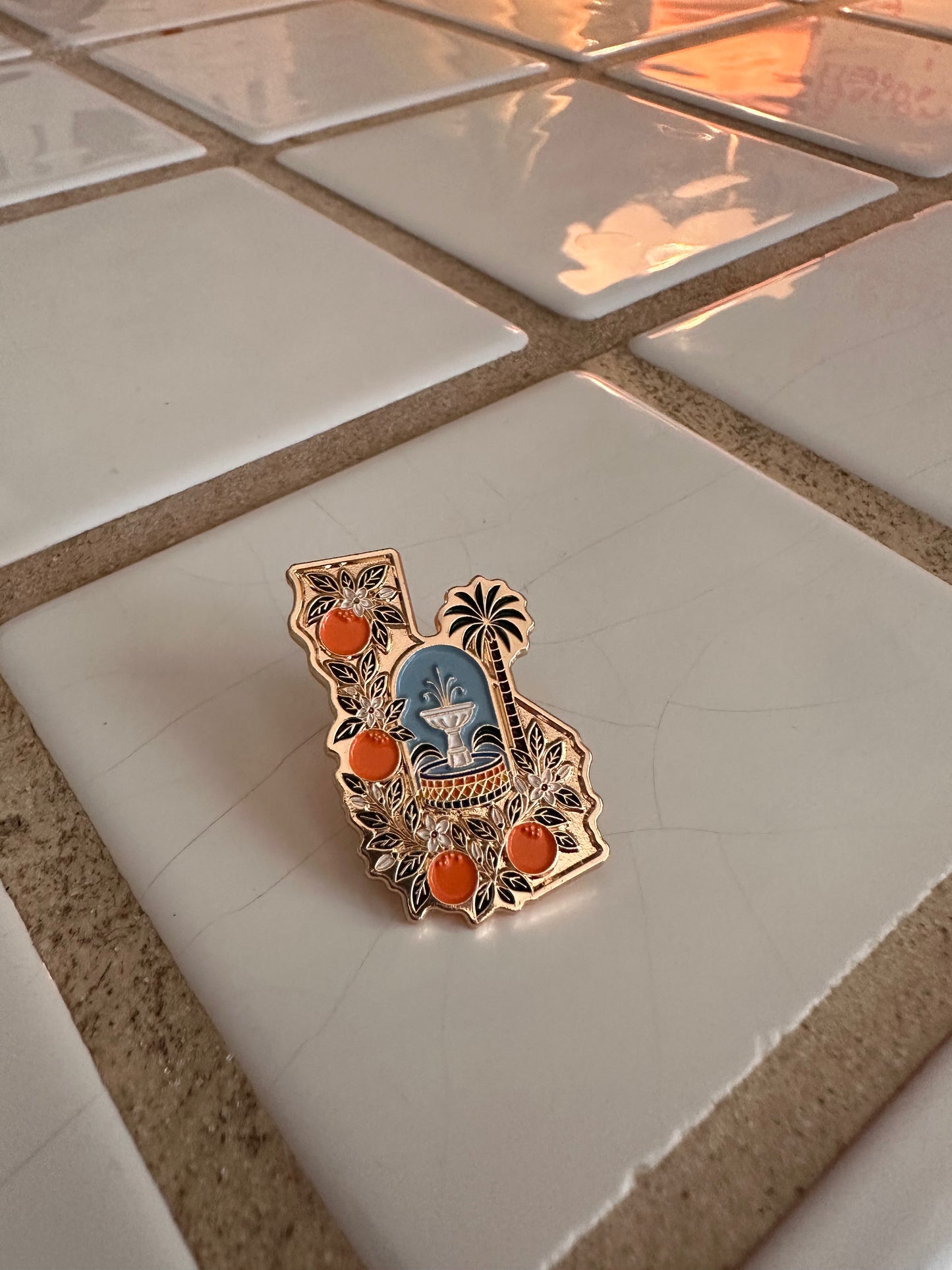 Old Towne Orange Lapel Pin