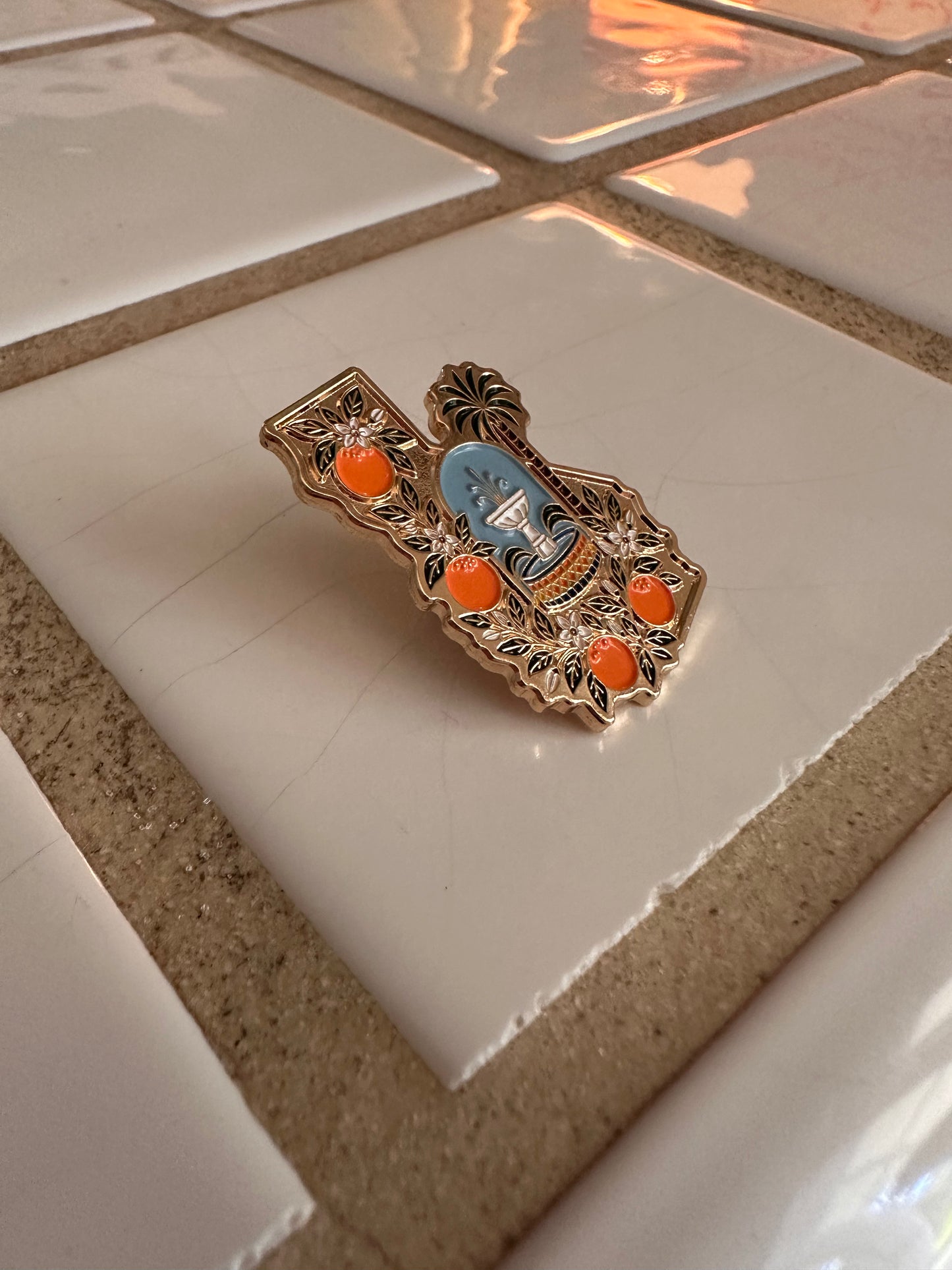 Old Towne Orange Lapel Pin