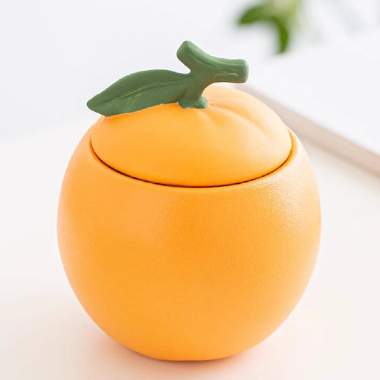 Sweet Citrus Ceramic Tea Jar