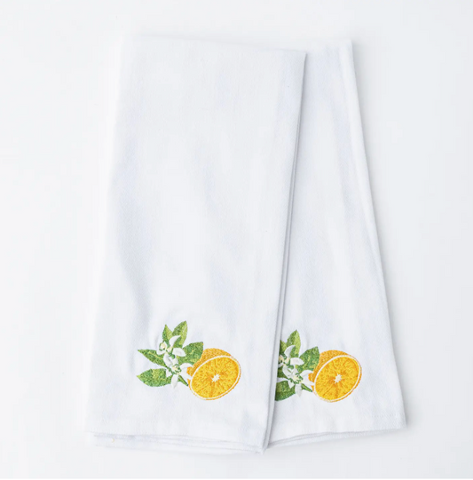 Orange Blossom Kitchen Towel Set (2 Towels)