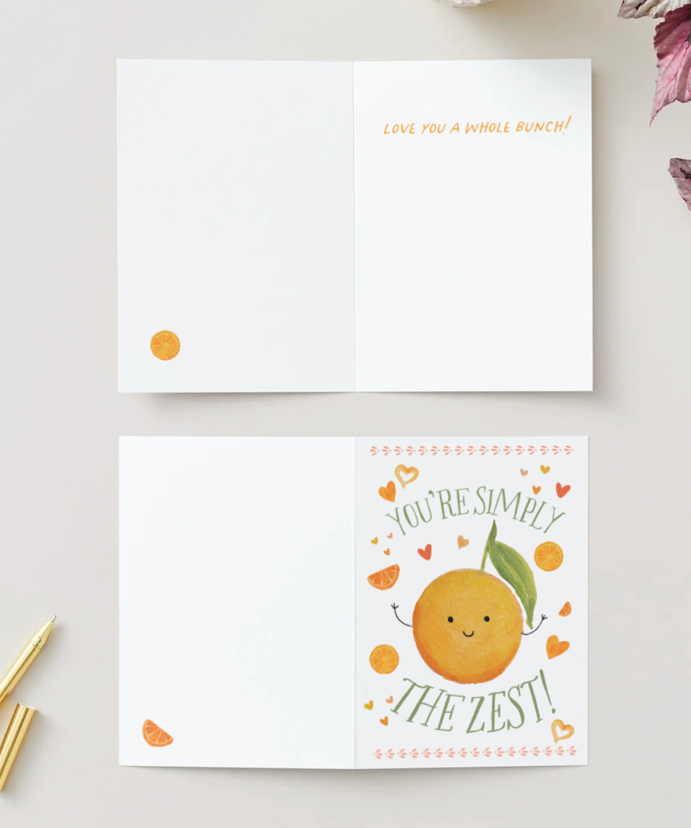 🍊 Valentine’s Day Citrus Card Trio