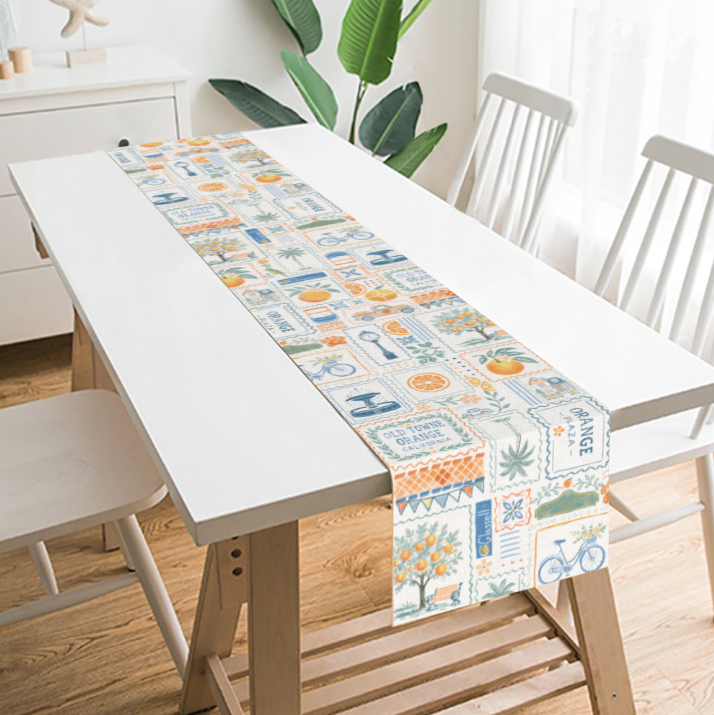 La Dolce Orange Table Runner