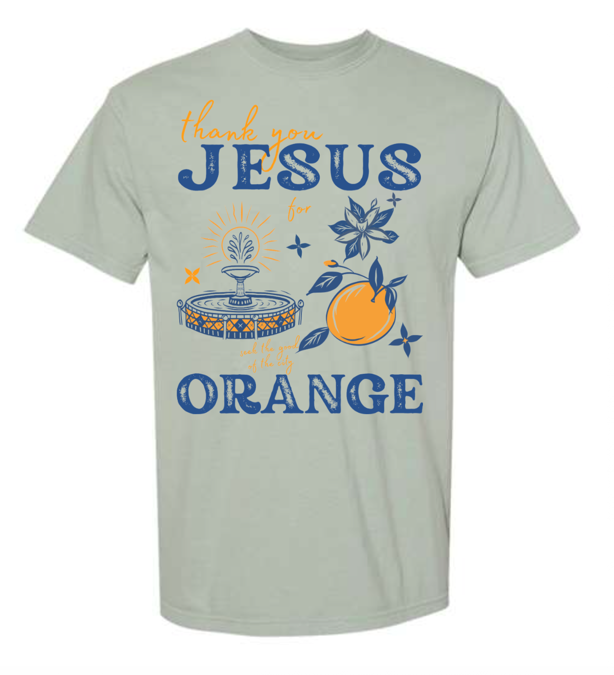 Thank You Jesus for Orange T-Shirt