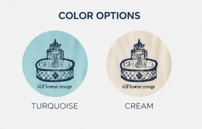 Old Towne Fountain Stamp Tee