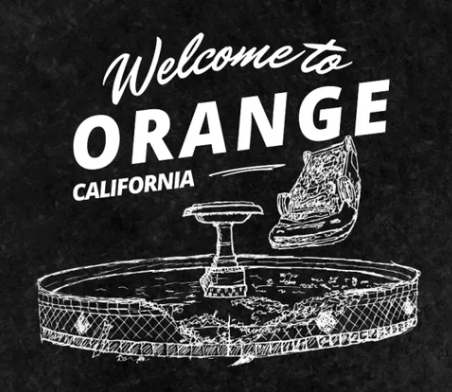 BYOBlack Shirt - Decals only! Old Towne Orange Halloween Decals