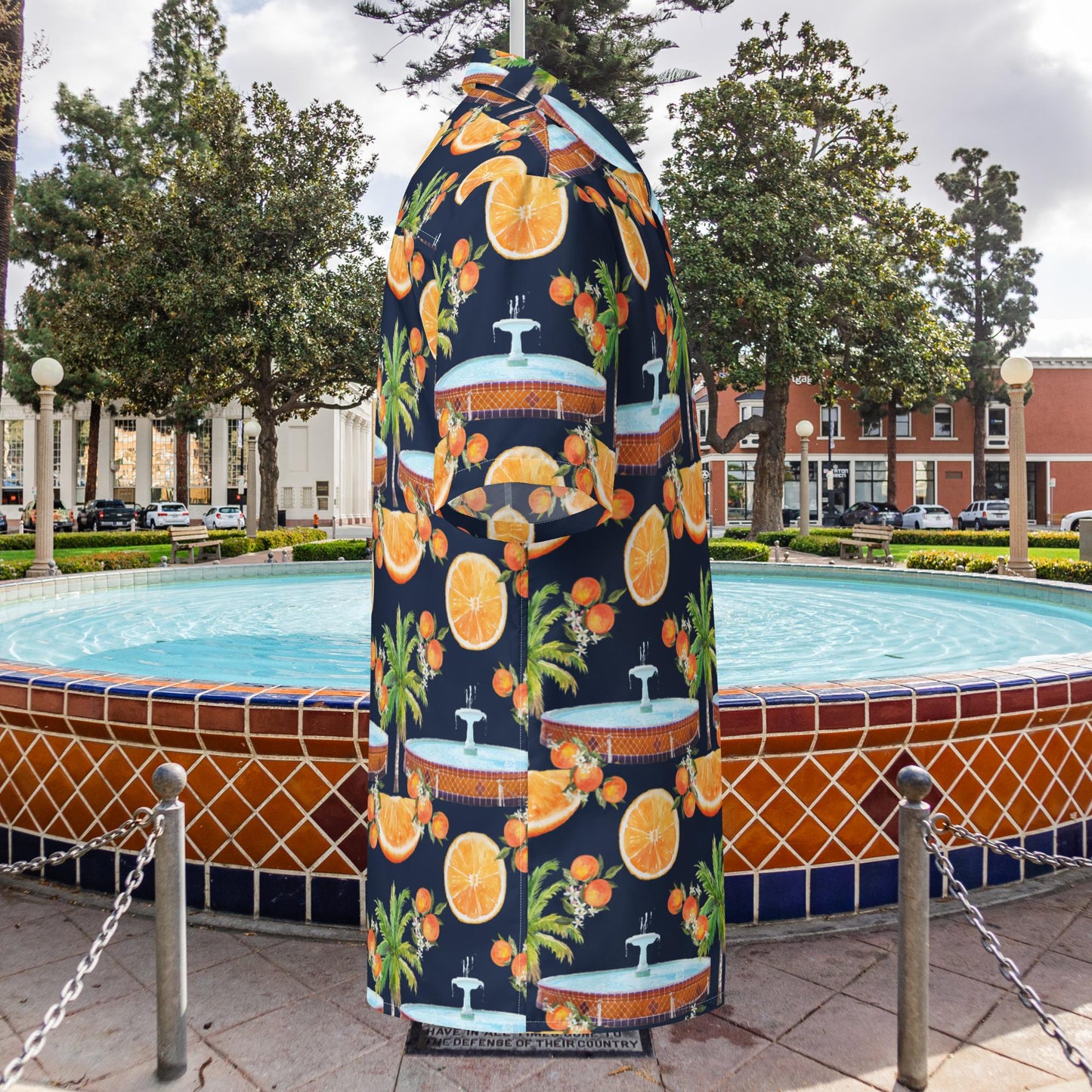 Old Towne Orange Hawaiian Shirt