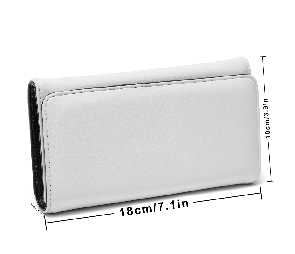 Citrus Blossom Wallet in White