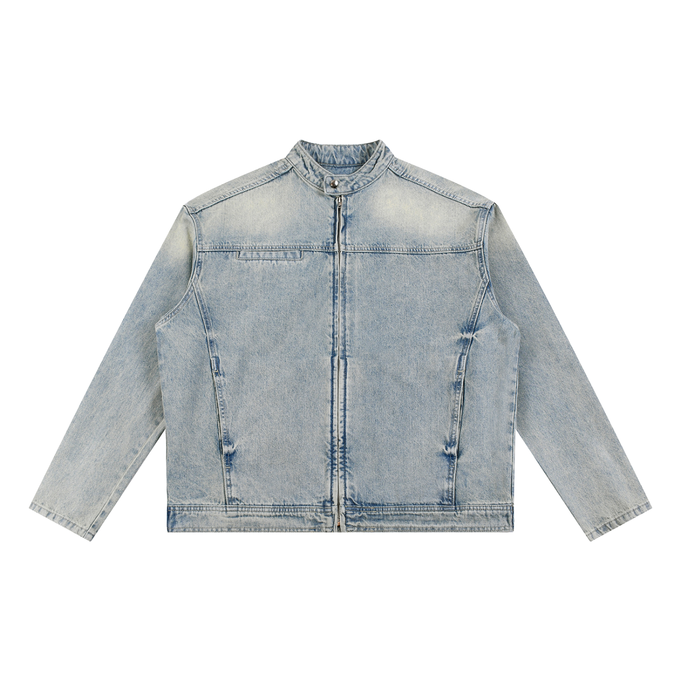 God Bless Orange Light Denim Jacket