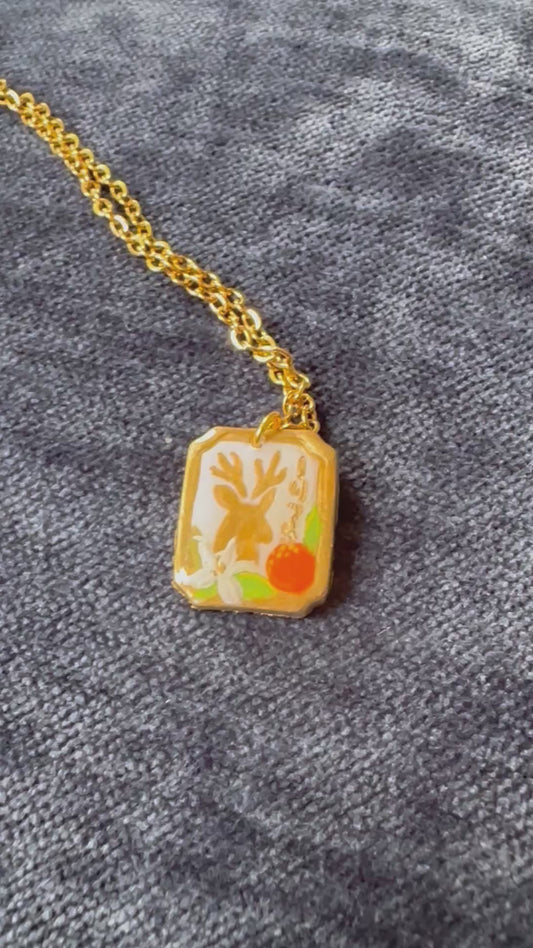 Elks Lodge 1475 Charm Necklace