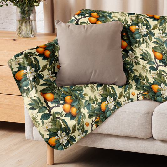 Gold Grove Sherpa blanket