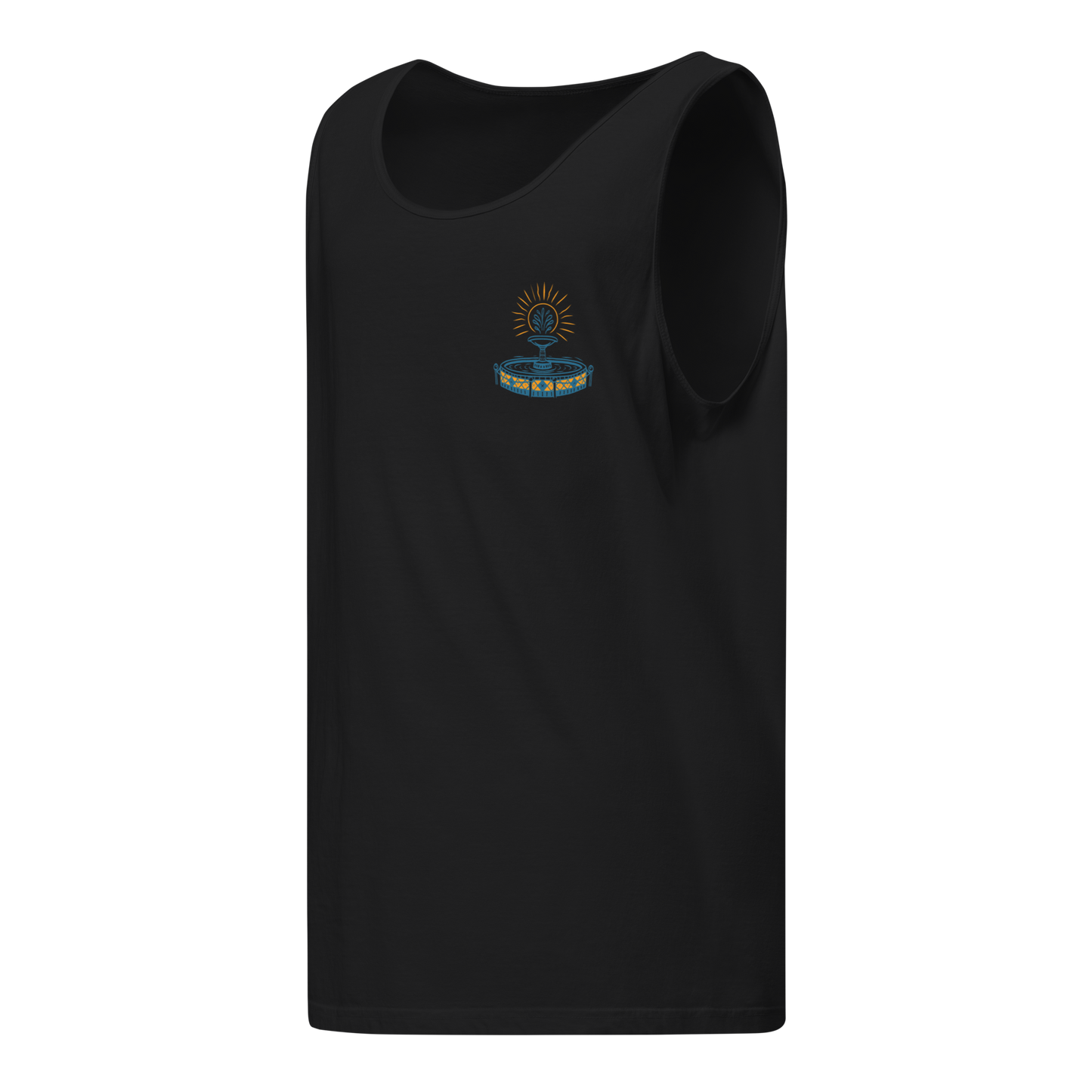 Hand-Drawn Old Towne Orange Pocket & Back Tank | Summer 2026 Collection