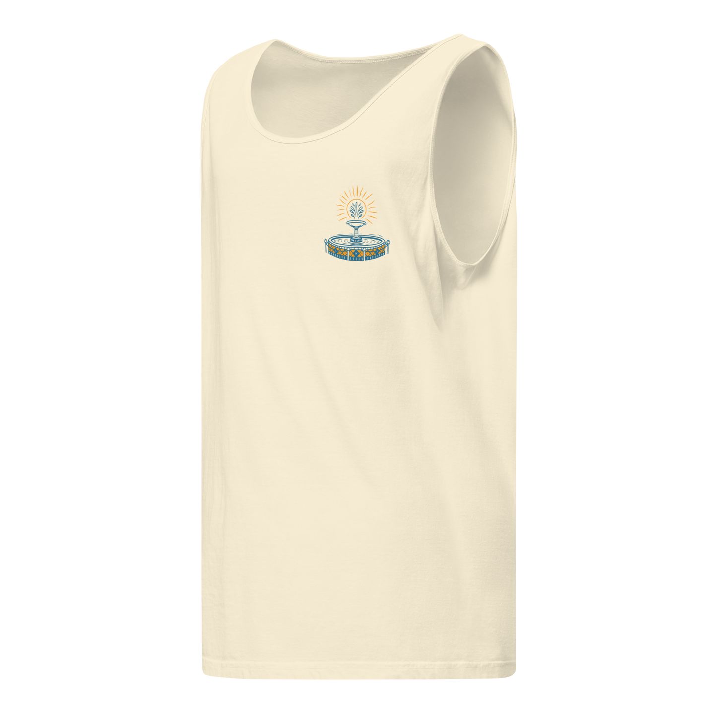 Hand-Drawn Old Towne Orange Pocket & Back Tank | Summer 2026 Collection
