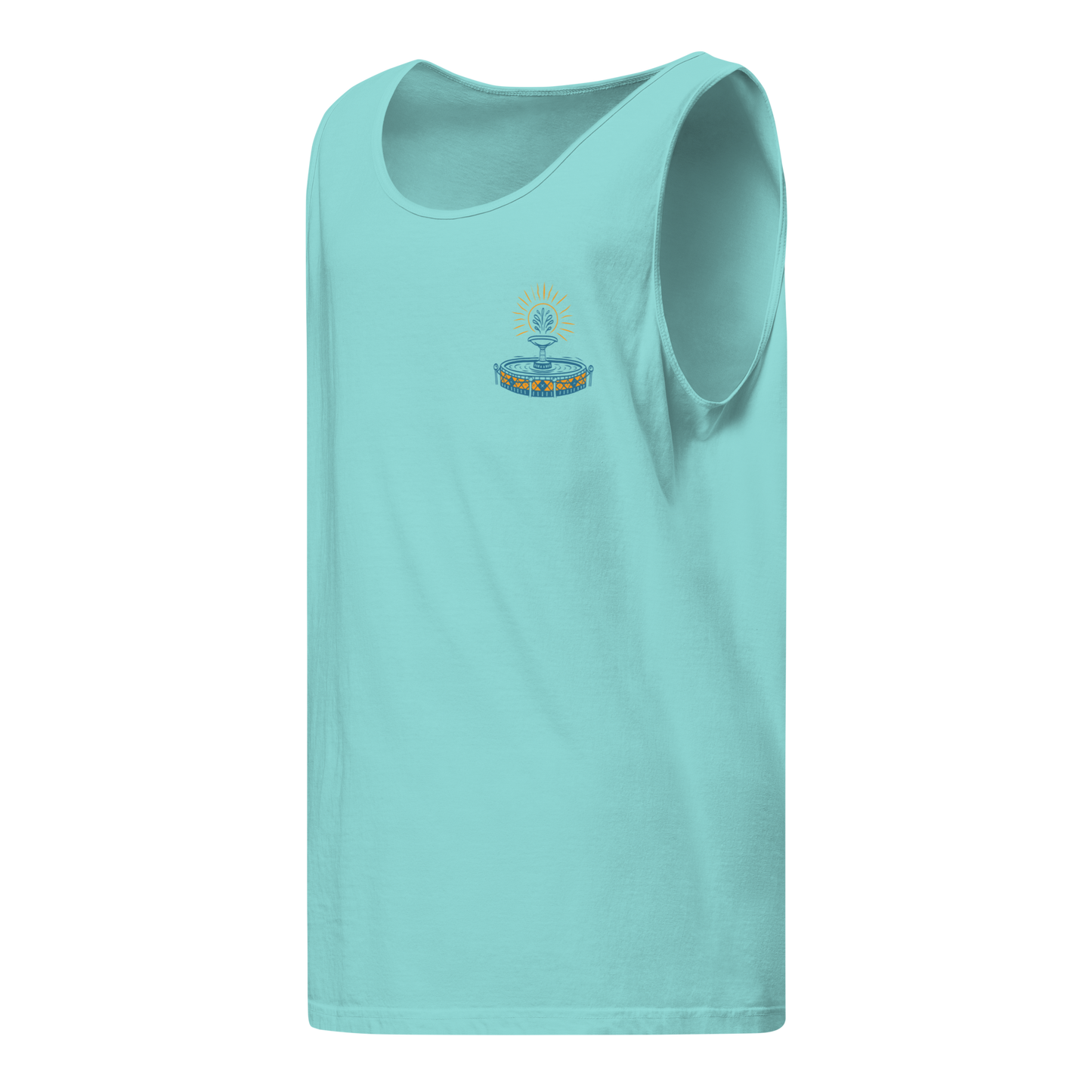 Hand-Drawn Old Towne Orange Pocket & Back Tank | Summer 2026 Collection