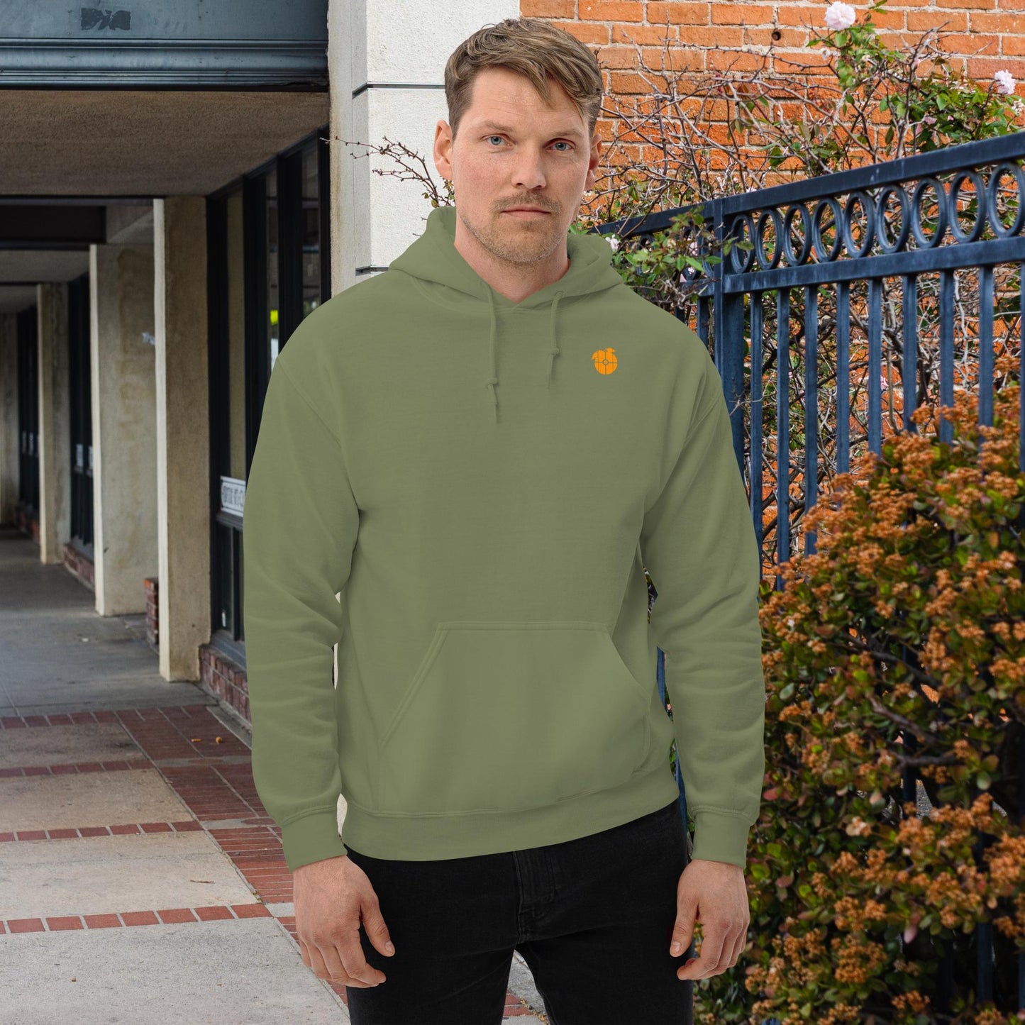 For God so loved Old Towne Orange Unisex Hoodie
