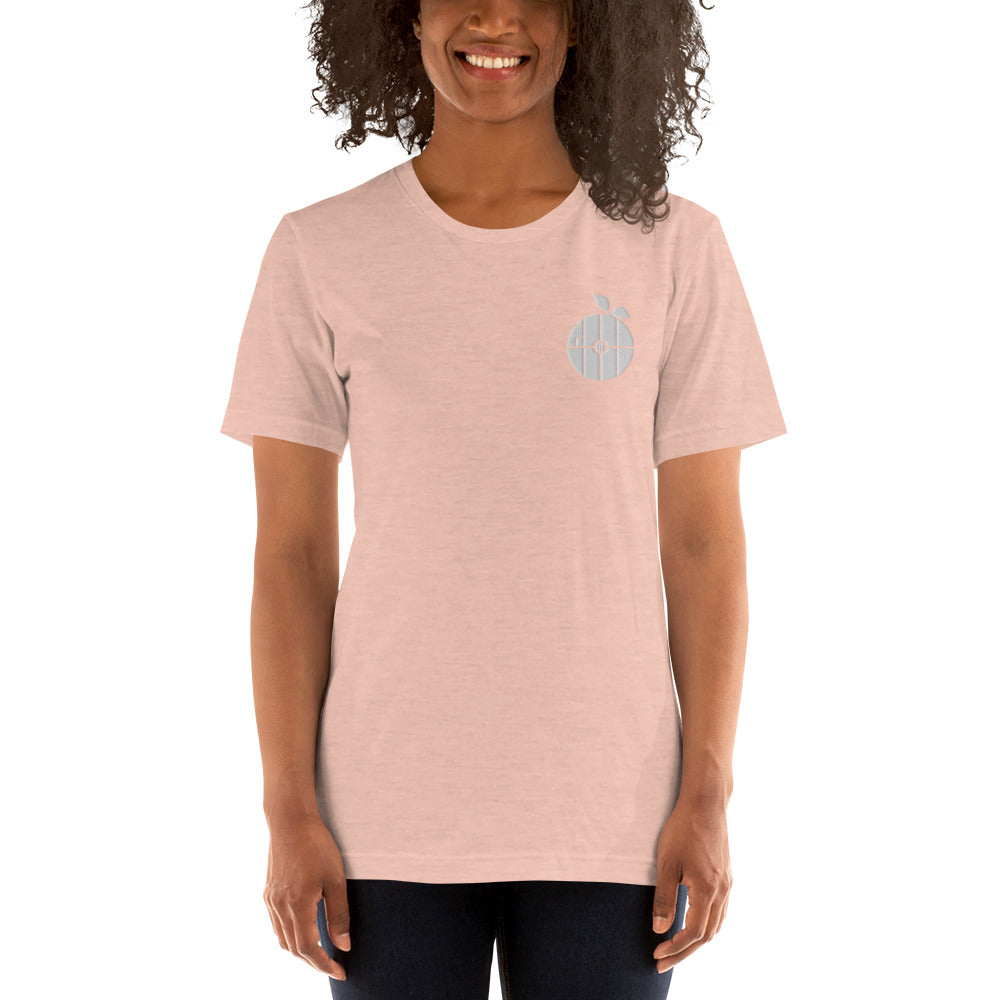 For God so Loved Old Towne Orange Women's t-shirt
