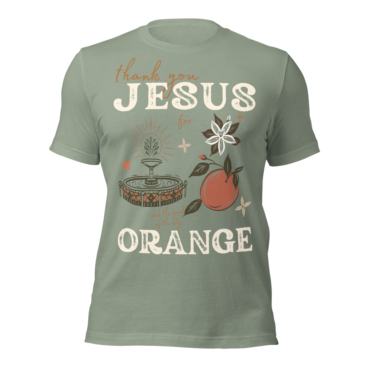 Thank you Jesus for Orange T-Shirt