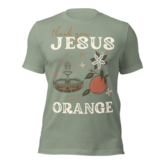 Thank you Jesus for Orange T-Shirt
