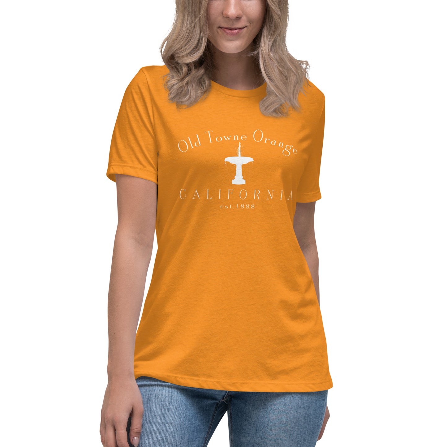 Old Towne Orange Basic Women's Relaxed T-Shirt