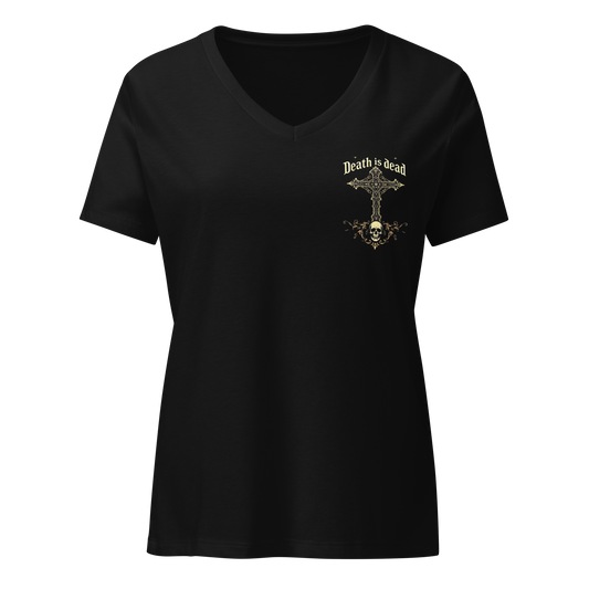 Death Is Dead – Love Won Tee Women's V-Neck T-Shirt