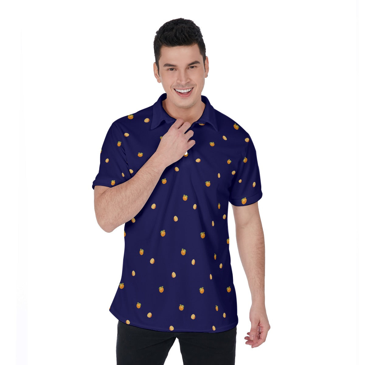 Simple Oranges Men's Polo Shirt