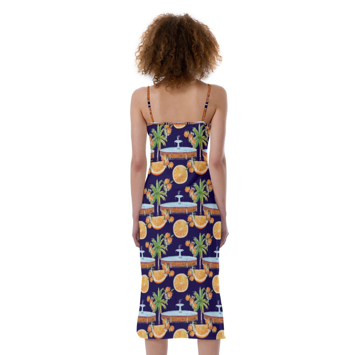 Orange Hawaiian Women's Cami Dress