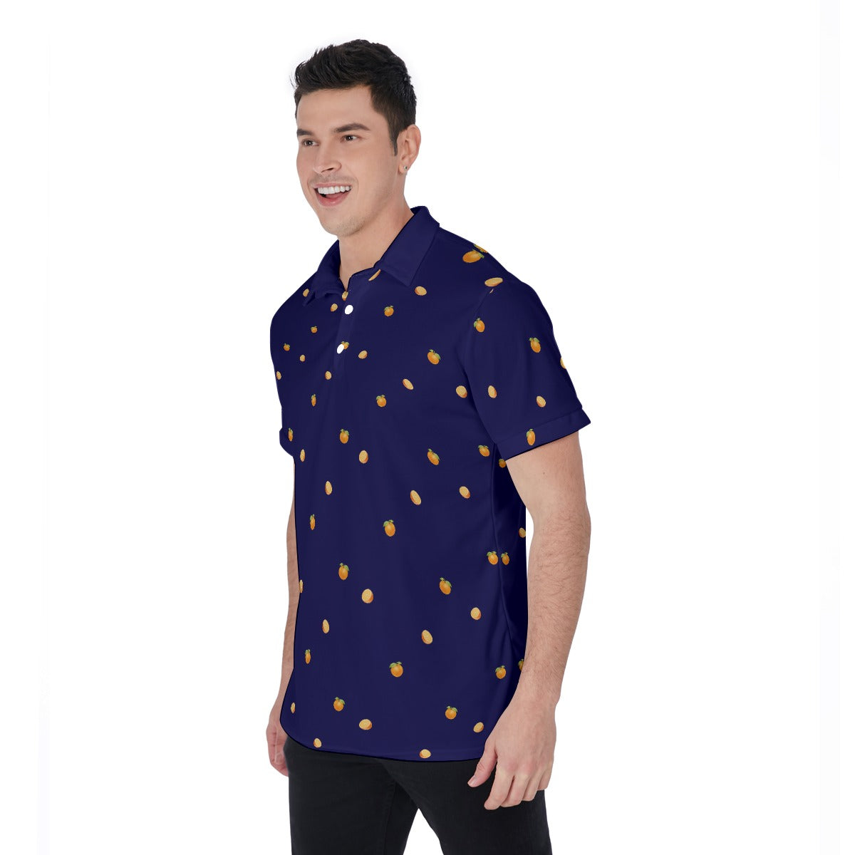 Simple Oranges Men's Polo Shirt