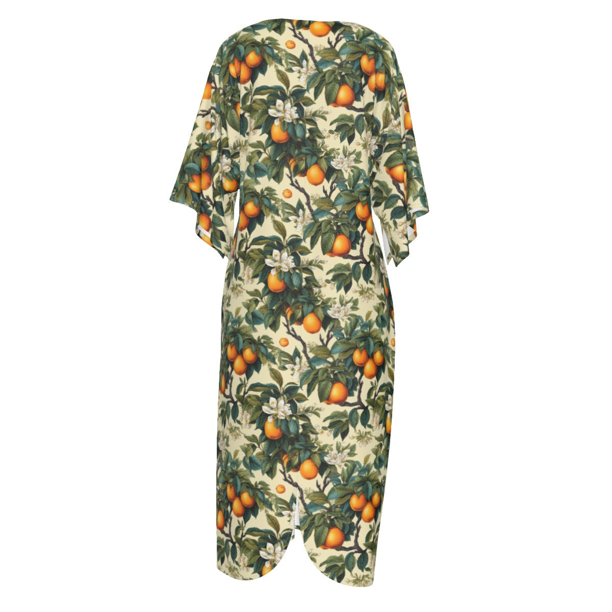 Botanical Oranges Women's Long Dress