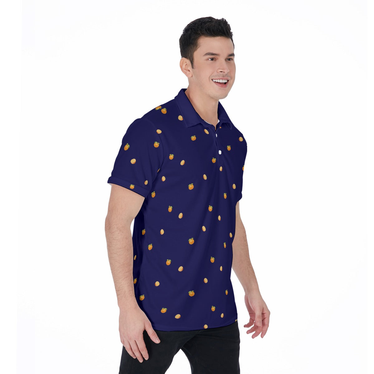 Simple Oranges Men's Polo Shirt