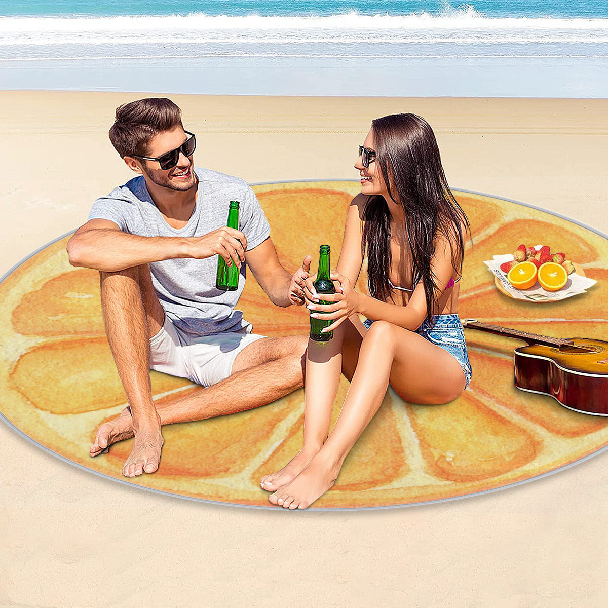Summer Oranges Picnic Mat